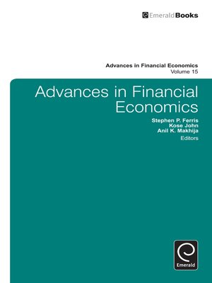 cover image of Advances in Financial Economics, Volume 15